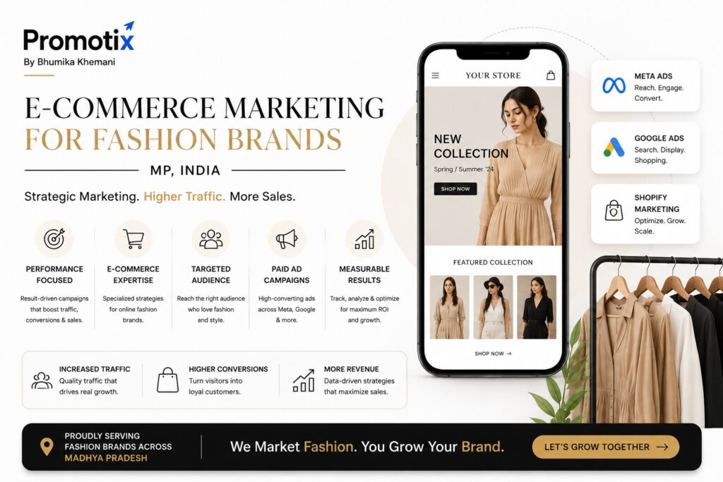 E-Commerce marketing for fashion Brands in Madhya Pradesh